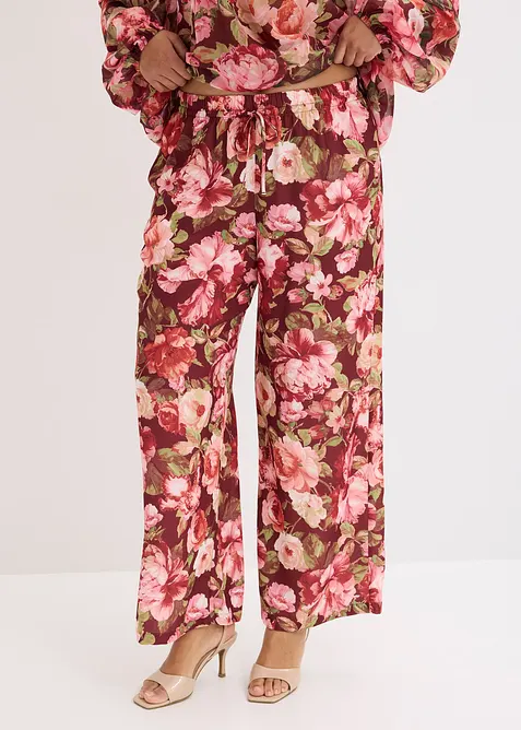 Bukse med vide ben, bonprix