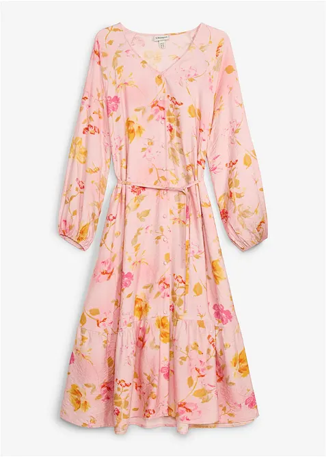 Midikjole av myk viskosemiks, bonprix