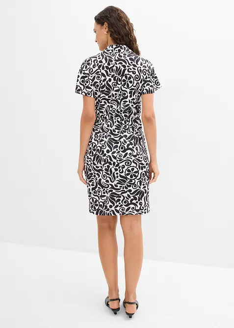 Minikjole med dyp utringning, bonprix