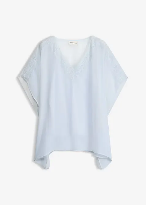 Tunika med blondeinnfelling, bonprix