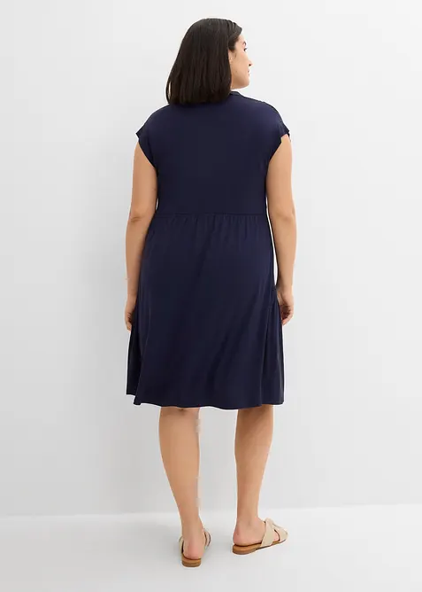 Tunikakjole i myk viskosemiks, bonprix