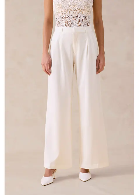 Bukse med vide ben, bonprix