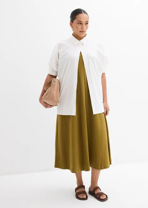 Jerseykjole i 100% &oslash;kologisk bomull, bonprix