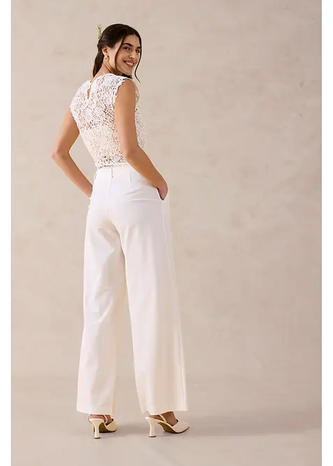 Bukse med vide ben, bonprix