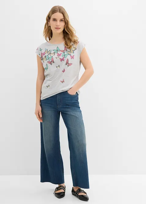 Topp i myk viskosemiks, bonprix