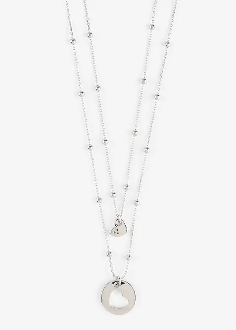 Kjedesett med hjerteanheng (2-delt sett), bonprix