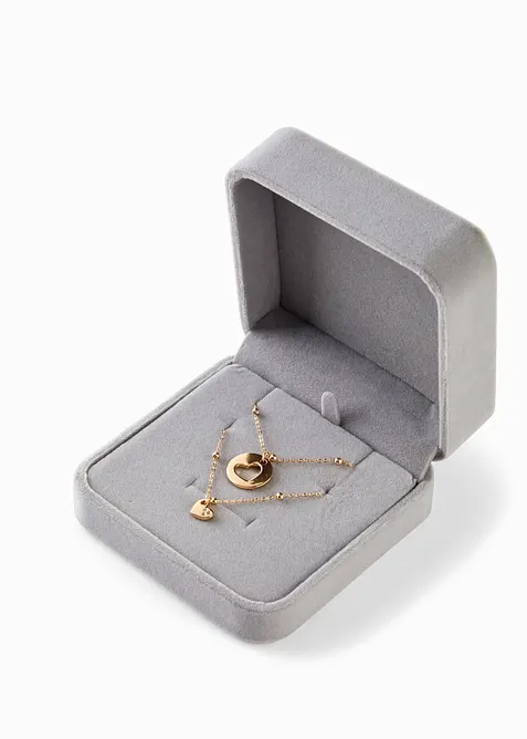 Kjedesett med hjerteanheng (2-delt sett), bonprix