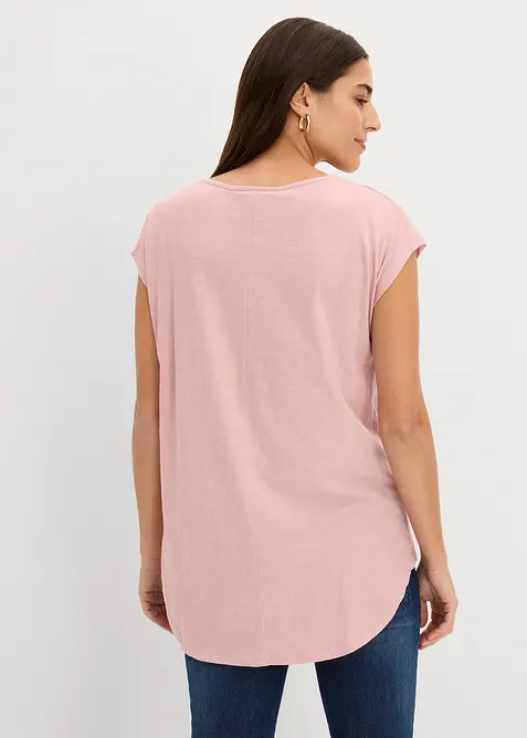 Lang topp i 100% &oslash;kologisk bomull, bonprix