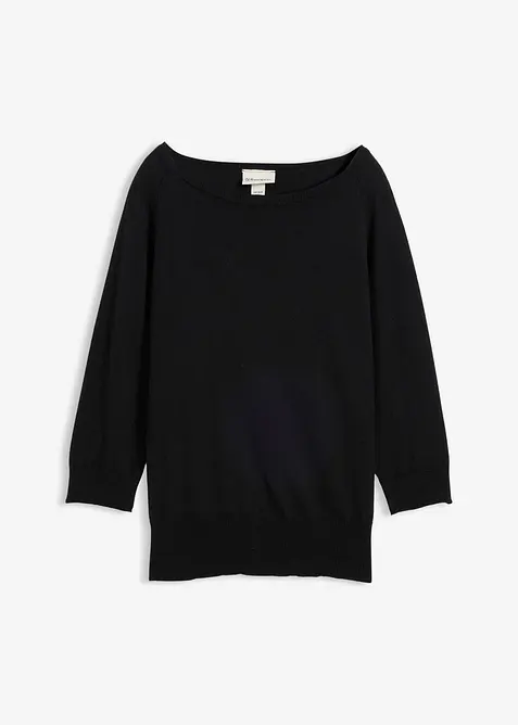 Genser med silke, bonprix