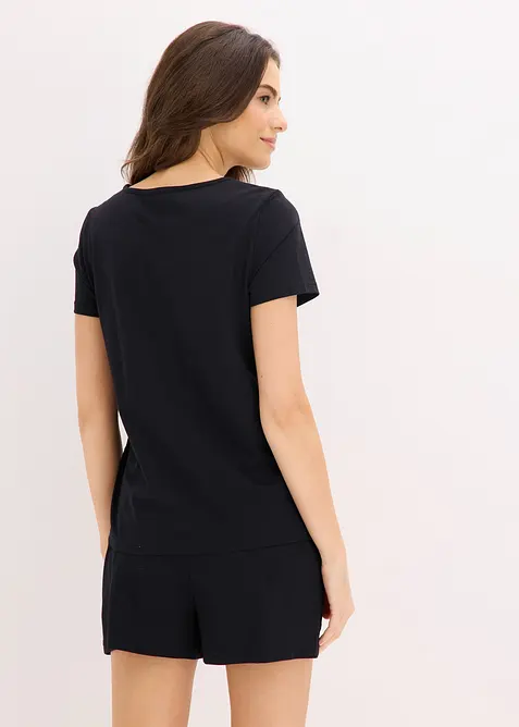 Kort pyjamas av 100% bomull, bonprix