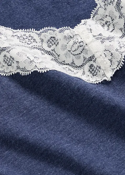 Kort pyjamas i 100% bomull, bonprix