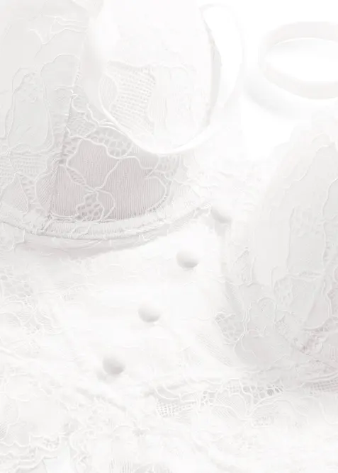 Korsett av raffinert blonde, bonprix