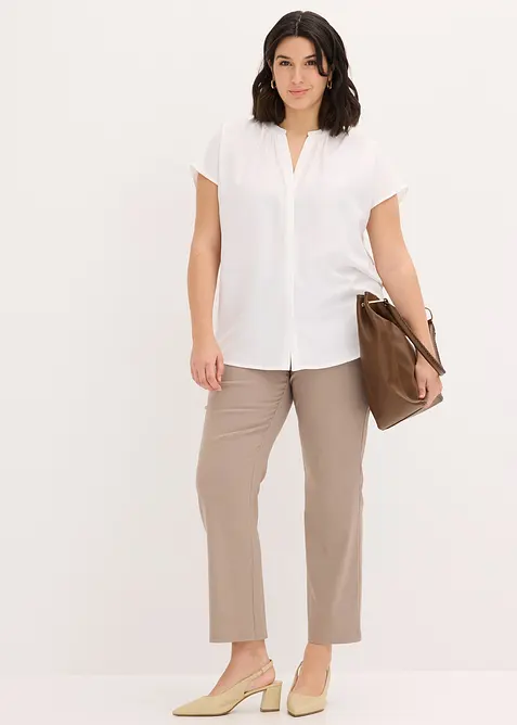 Bukse med stretch av bengalin, bonprix