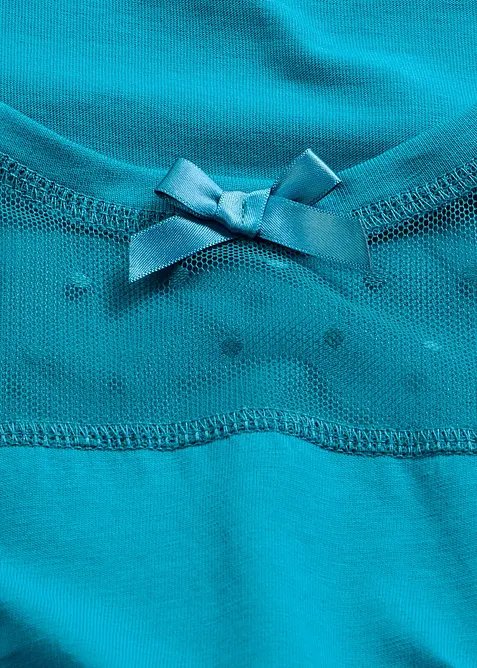 Kort nattkjole i &oslash;kologisk bomull, bonprix