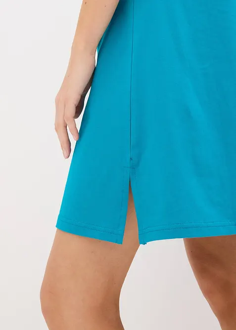 Kort nattkjole i &oslash;kologisk bomull, bonprix