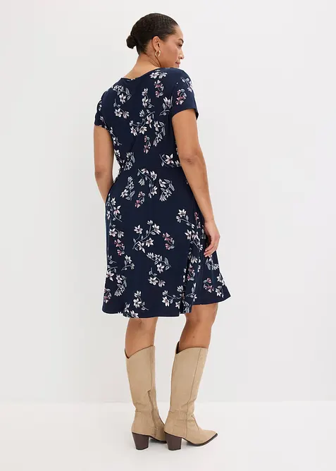 Jerseykjole i viskosemiks, bonprix