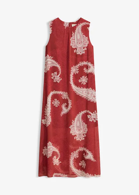 Lang chiffonkjole, bonprix