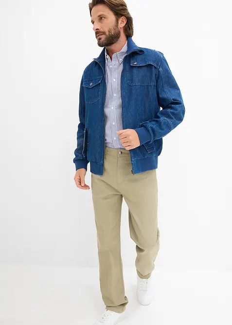 Classic Fit stretchbukse, Straight, bonprix