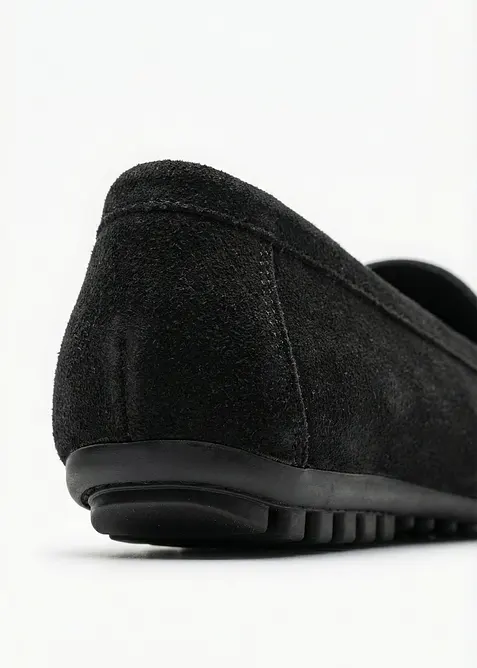 Loafers i semsket skinn, bonprix