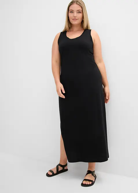 Figurn&aelig;r jerseykjole, bonprix