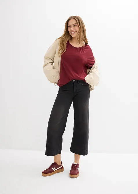 Topp i 100% &oslash;kologisk bomull, bonprix