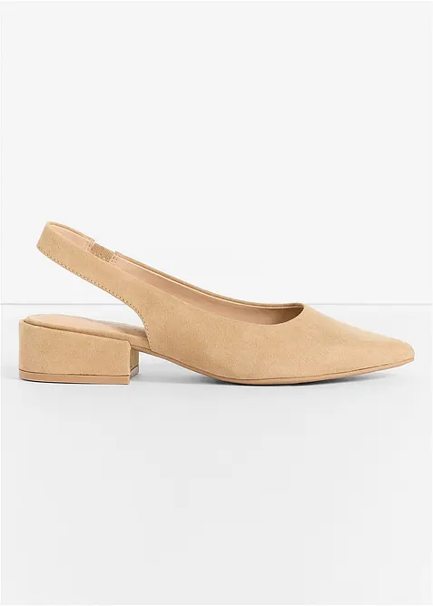 Slingbacks med flat h&aelig;l, bonprix