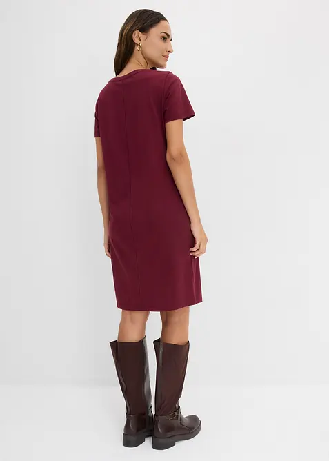 Jerseykjole i 100% bomull (2-pack), bonprix