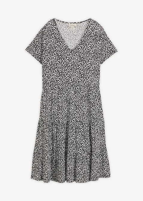 Jerseykjole i viskosemiks, bonprix