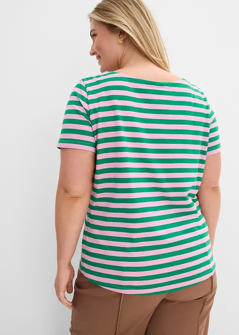 T-skjorte med b&aring;thals, bonprix