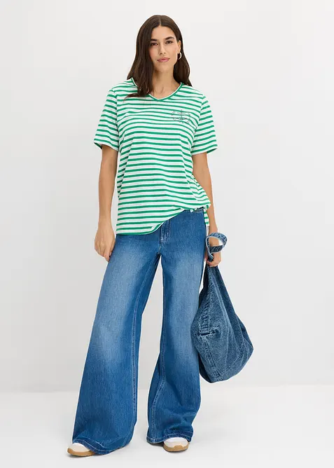 T-skjorte i 100% &oslash;kologisk bomull, bonprix