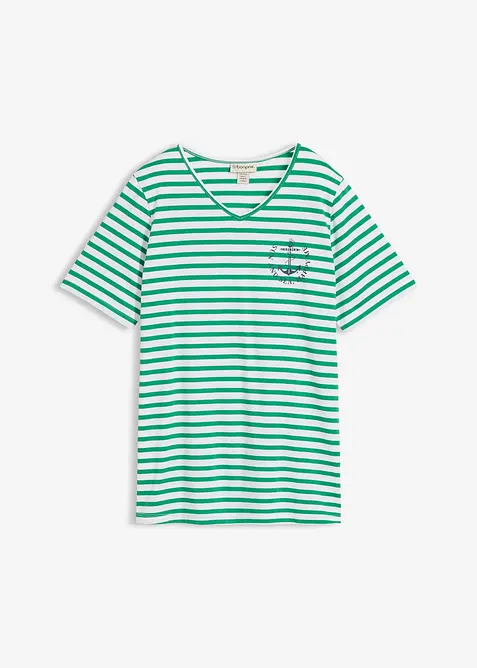 T-skjorte i 100% &oslash;kologisk bomull, bonprix