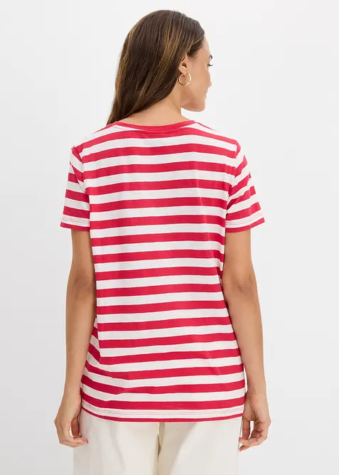 T-skjorte med rund hals (2-pack), bonprix