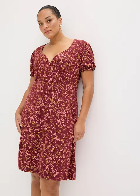 Jerseykjole i viskosemiks, bonprix