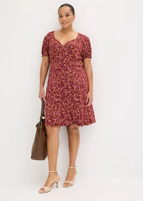 Jerseykjole i viskosemiks, bonprix