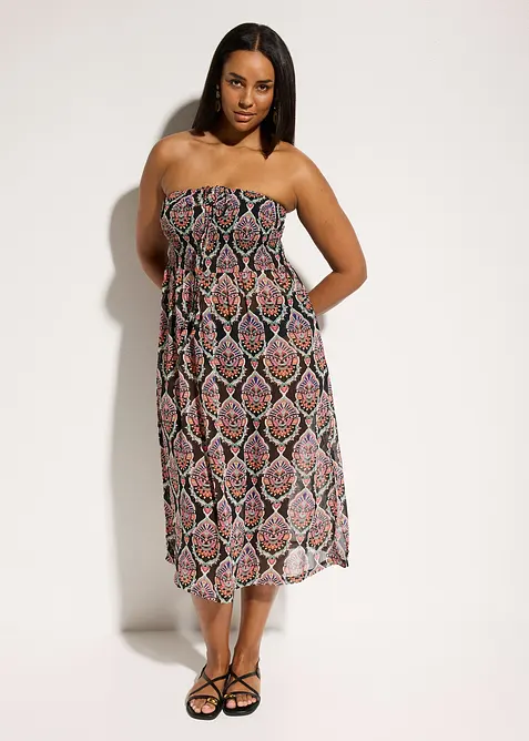 Strandkjole i chiffon, bonprix