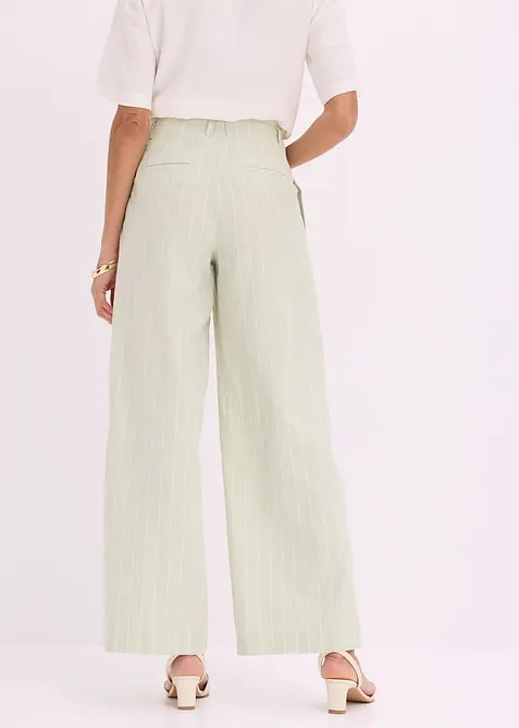 Bukse med lin og legg, bonprix