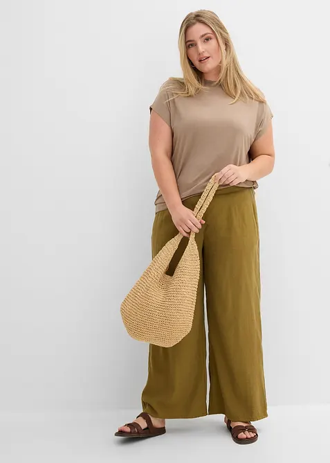 T-skjorte i myk viskose, bonprix