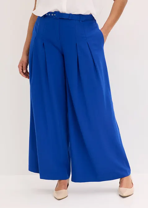 Bukse med legg og belte (2-delt sett), bonprix