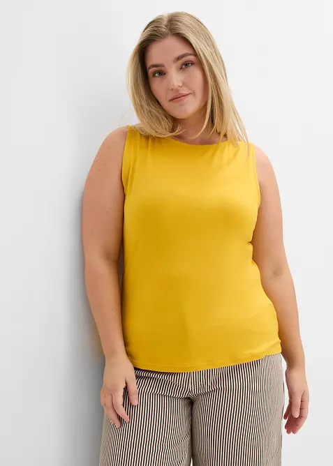 Topp i myk viskose (2-pack), bonprix