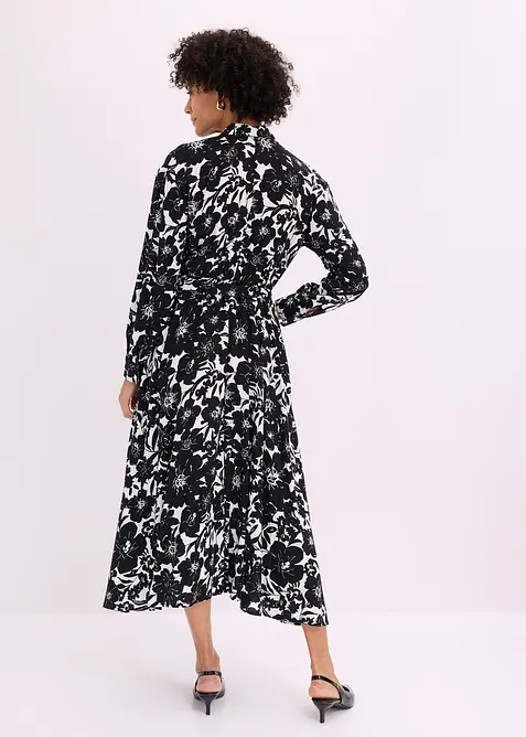 Skjortekjole i viskose, bonprix