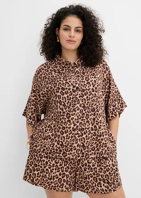 Bluse i lett viskose, bonprix