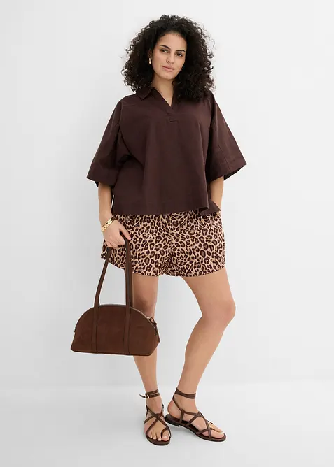 Shorts i myk viskose, bonprix