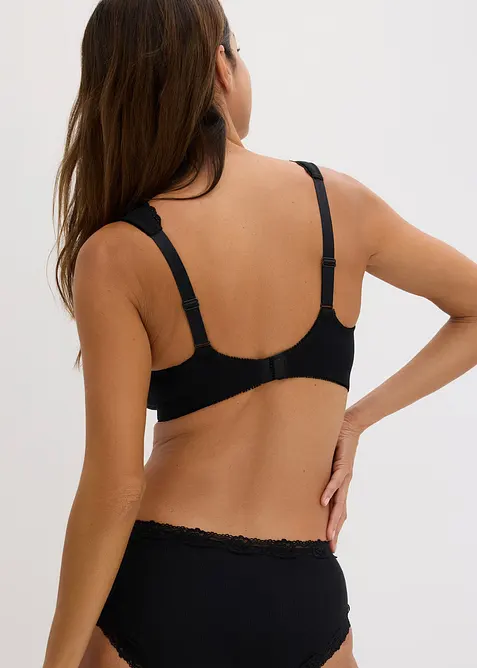 Minimizer-T-skjorte-BH uten spiler med &oslash;kologisk bomull (2-pack), bonprix