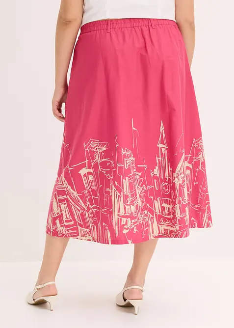 Midiskj&oslash;rt i 100% &oslash;kologisk bomull, bonprix