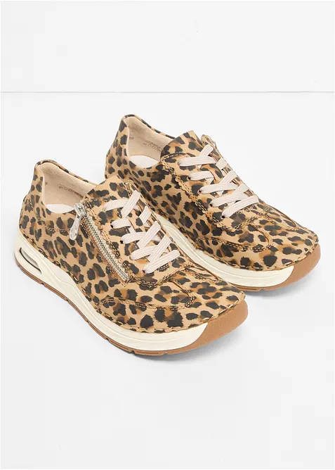 Komfortable sneakers med polstret inners&aring;le fra Rieker, Rieker