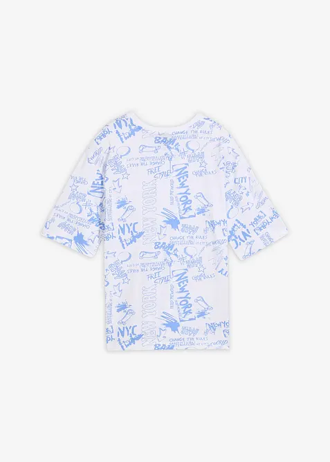 T-skjorte i 100% &oslash;kologisk bomull, Loose fit, bonprix
