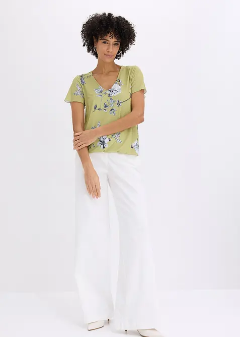 Topp med elastisk fald, bonprix