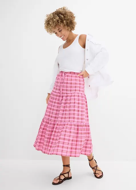 Midiskj&oslash;rt i 100% bomull, bonprix