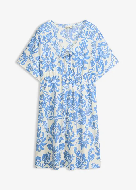 Tunikakjole med dyp utringning, bonprix