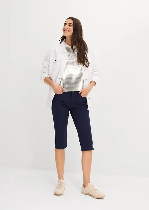 Stripete T-skjorte i 100% bomull, bonprix